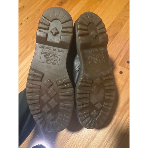 Dr. Martens Vtg Size 9 Black Leather The Original Oxford Shoes England Loafers main image 4